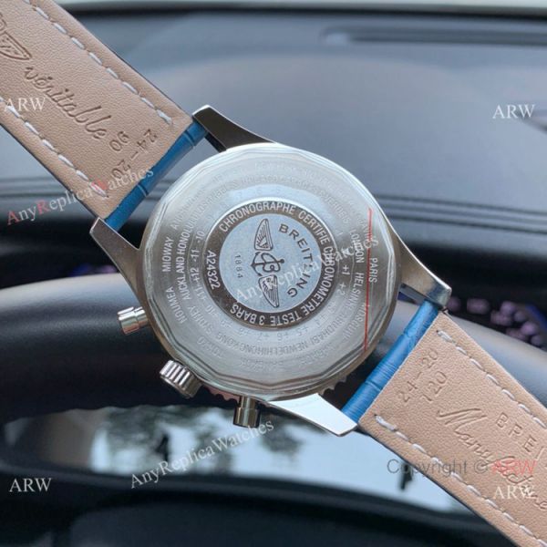 Best Replica Breitling Navitimer 01 Watch Blue Leather Strap Best Replica Breitling Navitimer 01 Watch Blue Leather Strap