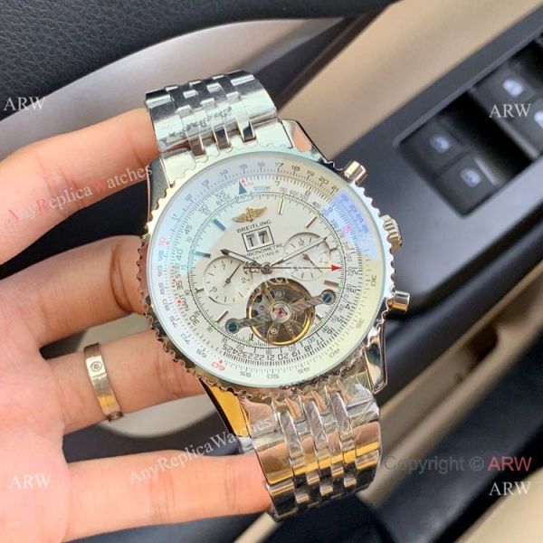 Copy Breitling Navitimer Tourbillon Steel Automatic Men Watch White Dial Copy Breitling Navitimer Tourbillon Steel Automatic Men Watch White Dial