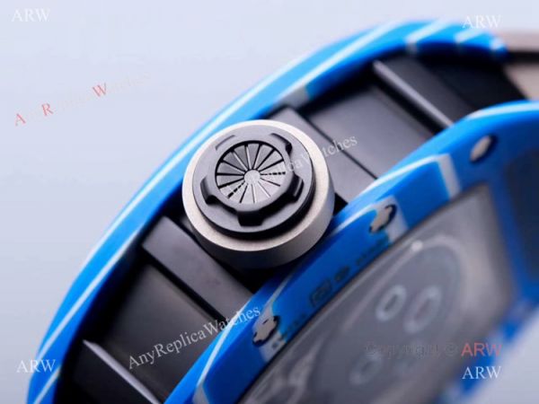 Replica Richard Mille Skull Blue Bezel RM 52-01 Watch for men Replica Richard Mille Skull Blue Bezel RM 52-01 Watch for men