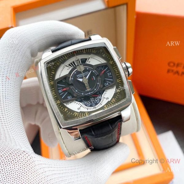 New Copy TAG Heuer Monaco Mikrograph Watch SS Black Dial New Copy TAG Heuer Monaco Mikrograph Watch SS Black Dial