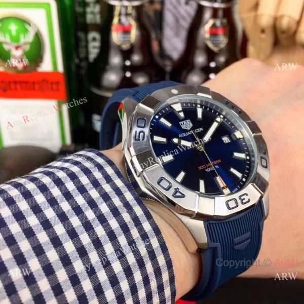 Knockoff Tag Heuer Aquaracer 300M Watch Bright Blue Dial Knockoff Tag Heuer Aquaracer 300M Watch Bright Blue Dial