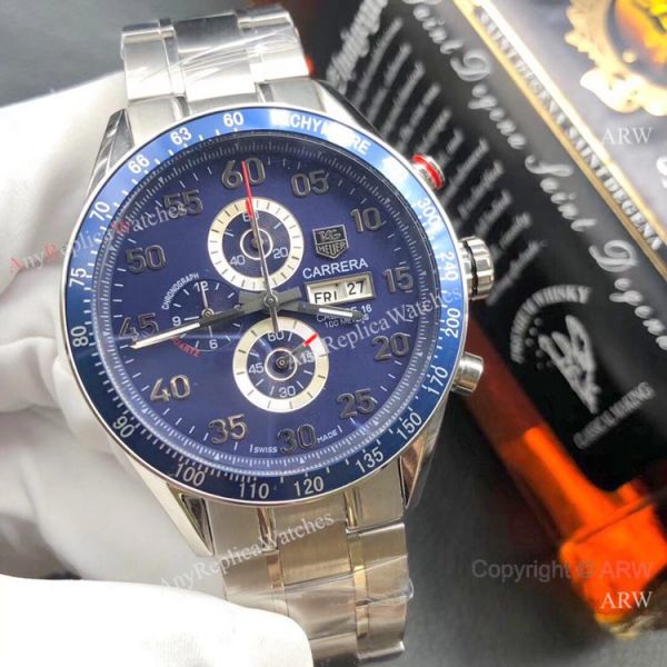 Buy Replica Tag Heuer Carrera Calibre 16 White Dial Watches 44mm Buy Replica Tag Heuer Carrera Calibre 16 White Dial Watches 44mm