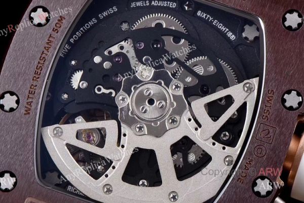 KV Factory Best Replica Richard Mille RM011 Brown Ceramic Flyback Chronograph Watch For Men KV Factory Best Replica Richard Mille RM011 Brown Ceramic Flyback Chronograph Watch For Men