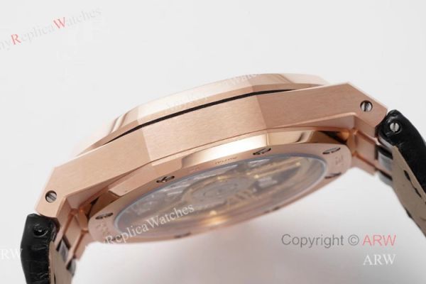 BF Factory Audemars Piguet Royal Oak 41mm Rose Gold Leather Strap Watch AAA Replica BF Factory Audemars Piguet Royal Oak 41mm Rose Gold Leather Strap Watch AAA Replica