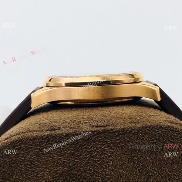 PFF Replica Patek Philippe Aquanaut Luce Lady Quartz Watch Chocolate Dial PFF Replica Patek Philippe Aquanaut Luce Lady Quartz Watch Chocolate Dial