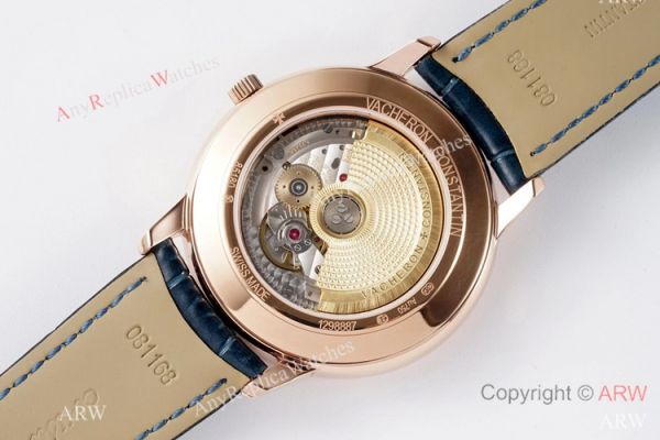 AI Factory Swiss Grade Vacheron Constantin Patrimony Watch Rose Gold Blue Dial AI Factory Swiss Grade Vacheron Constantin Patrimony Watch Rose Gold Blue Dial