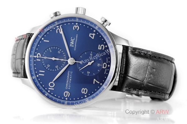 New! Swiss Replica IWC Schaffhausen Portugieser Chronograph Watch Blue Dial New! Swiss Replica IWC Schaffhausen Portugieser Chronograph Watch Blue Dial