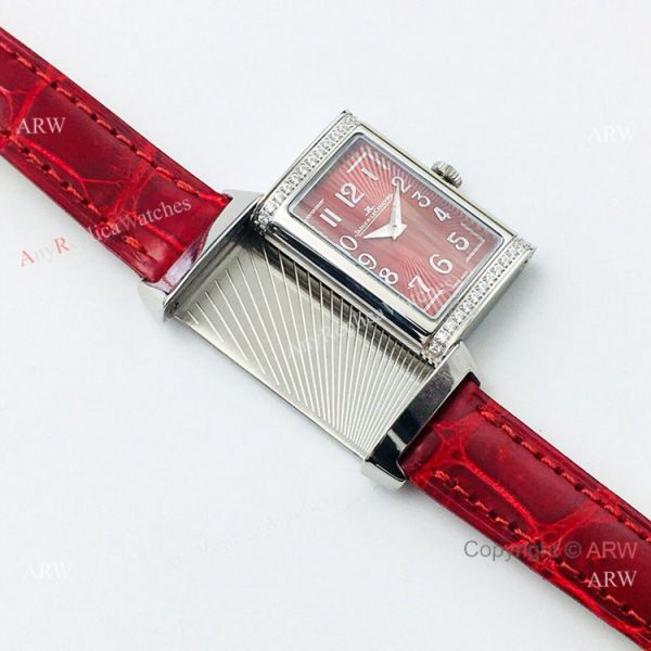 Swiss Copy Jaeger-LeCoultre Reverso One Duetto Ladies Watch Red and Silver Swiss Copy Jaeger-LeCoultre Reverso One Duetto Ladies Watch Red and Silver