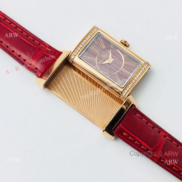 Swiss Copy Jaeger-LeCoultre Reverso One Duetto Rose Gold Diamond Watch Lady 20mm Swiss Copy Jaeger-LeCoultre Reverso One Duetto Rose Gold Diamond Watch Lady 20mm