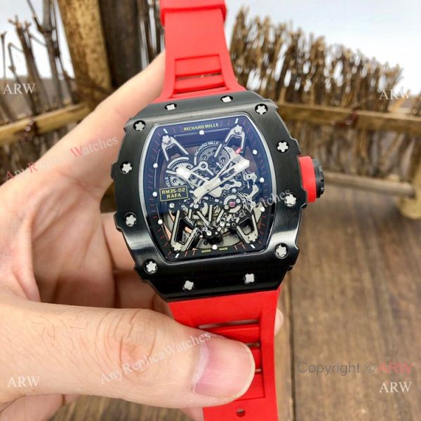 Best Quality Richard Mille RM35-02 Rafael Nadal All Black Watches Men Best Quality Richard Mille RM35-02 Rafael Nadal All Black Watches Men