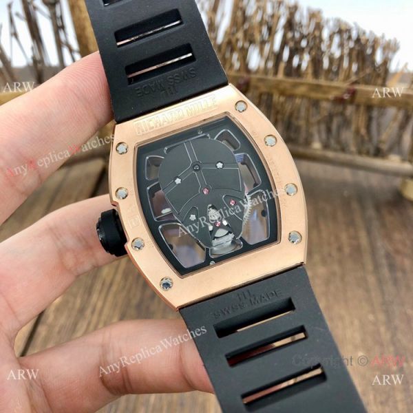 NEW! Replica Richard Mille RM52-06 Tourbillon Mask Watches Rose Gold Diamond NEW! Replica Richard Mille RM52-06 Tourbillon Mask Watches Rose Gold Diamond