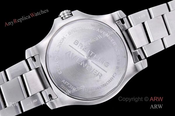 (GF) High Quality Replica Breitling Avenger 43mm Black Dial Stainless Steel Asia 2824 Watch (GF) High Quality Replica Breitling Avenger 43mm Black Dial Stainless Steel Asia 2824 Watch