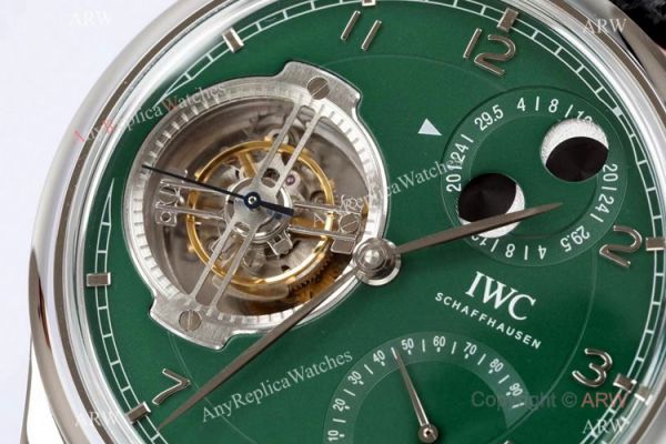 New! Swiss Grade Copy IWC Portugieser Constant Force Tourbillon Watch Green Dial New! Swiss Grade Copy IWC Portugieser Constant Force Tourbillon Watch Green Dial