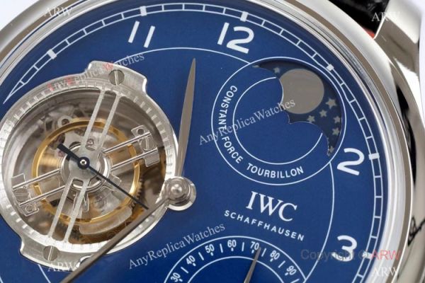 New! Swiss Replica IWC Portugieser Constant Force Tourbillon Watch Blue Dial New! Swiss Replica IWC Portugieser Constant Force Tourbillon Watch Blue Dial