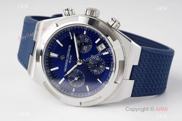 Swiss Copy Vacheron Constantin Overseas Chronograph 5500V Watch Blue Face Swiss Copy Vacheron Constantin Overseas Chronograph 5500V Watch Blue Face