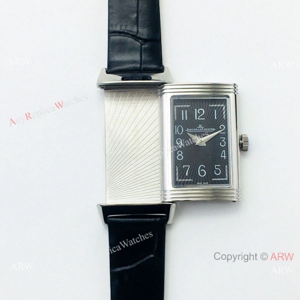 Swiss 1A Replica Jaeger-LeCoultre Reverso One Watch Black Dial Lady Size Swiss 1A Replica Jaeger-LeCoultre Reverso One Watch Black Dial Lady Size