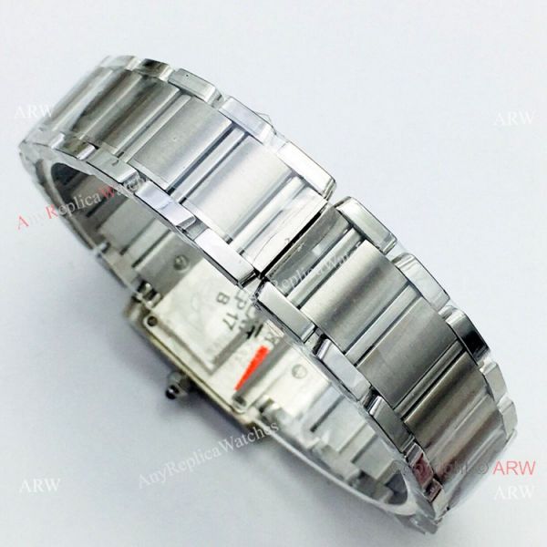 Super Clone Cartier Tank Francaise Swiss Quartz Watch SS Pink Dial Super Clone Cartier Tank Francaise Swiss Quartz Watch SS Pink Dial