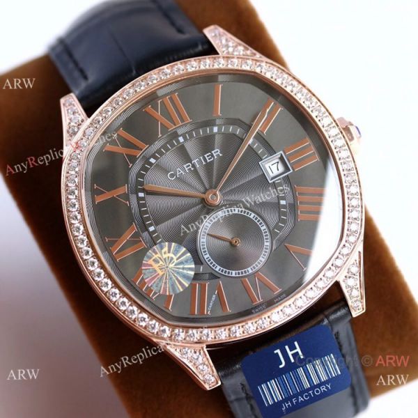JH Factory Swiss Cartier Drive De Watches Rhodium Dial JH Factory Swiss Cartier Drive De Watches Rhodium Dial