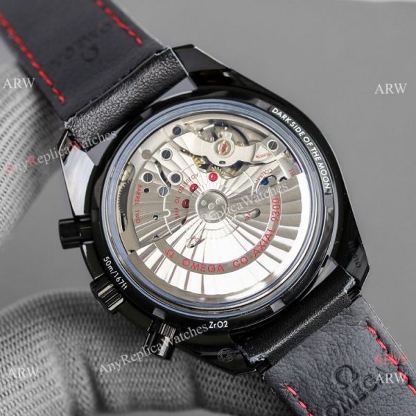 JH Omega Speedmaster Chronograph Swiss 9300 Watch Black Ceramic JH Omega Speedmaster Chronograph Swiss 9300 Watch Black Ceramic