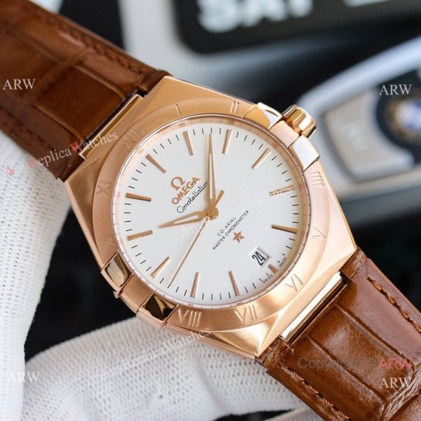 New! Swiss Copy Omega Constellation Gents Watches Rose Gold 39mm New! Swiss Copy Omega Constellation Gents Watches Rose Gold 39mm