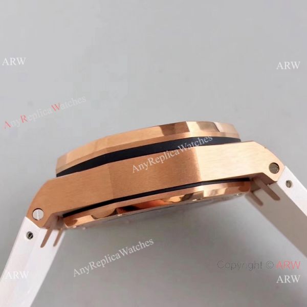 (JF) Replica Audemars Piguet Royal Oak Offshore JF Factory 3126 V2 Chronograph Watch Rose Gold and White (JF) Replica Audemars Piguet Royal Oak Offshore JF Factory 3126 V2 Chronograph Watch Rose Gold and White