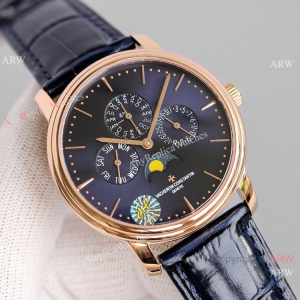 AAA Swiss Replica Vacheron Constantin Patrimony perpetual calendar Watches Rose Gold AAA Swiss Replica Vacheron Constantin Patrimony perpetual calendar Watches Rose Gold
