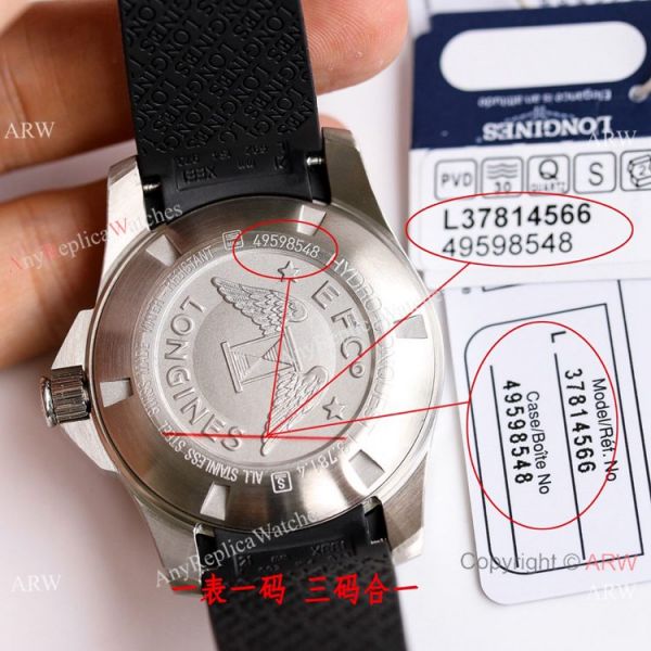 Swiss Copy Longines Hydroconquest Watch Black Ceramic Rubber Strap Swiss Copy Longines Hydroconquest Watch Black Ceramic Rubber Strap