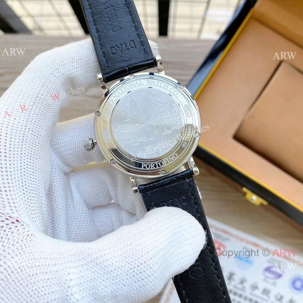 Knock off IWC Portofino Automatic Watches White Dial Black Leather Strap Knock off IWC Portofino Automatic Watches White Dial Black Leather Strap