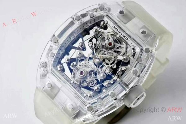 2020 New! True Double Tourbillon EUR Swiss Richard Mille RM 56-02 Sapphire Tourbillon Watch 55mm 2020 New! True Double Tourbillon EUR Swiss Richard Mille RM 56-02 Sapphire Tourbillon Watch 55mm