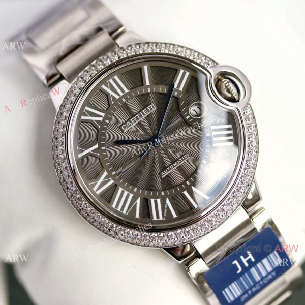 Swiss Grade Copy Cartier Ballon Bleu 42mm Watch Rhodium Dial Swiss Grade Copy Cartier Ballon Bleu 42mm Watch Rhodium Dial