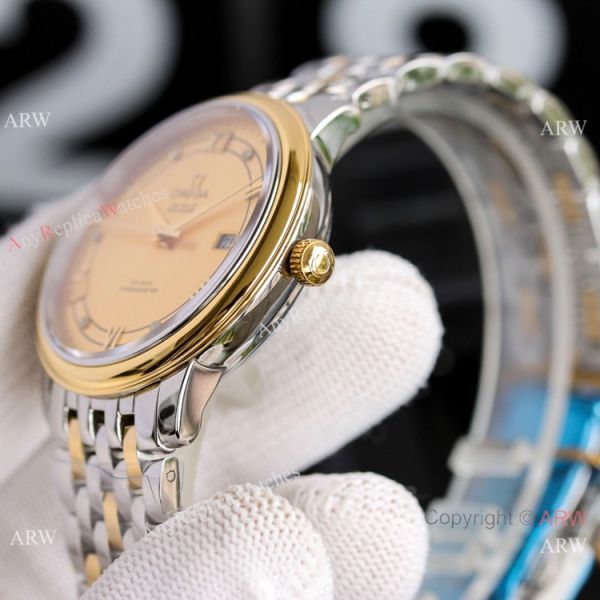 New Copy Omega De Ville Prestige Two Tone Gold Watches New Copy Omega De Ville Prestige Two Tone Gold Watches