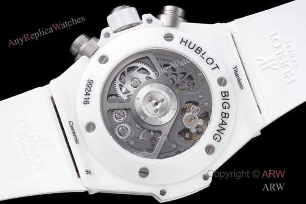 (HB) Best Hublot Big Bang Unico White Ceramic White Rubber Strap Replica Watch (HB) Best Hublot Big Bang Unico White Ceramic White Rubber Strap Replica Watch