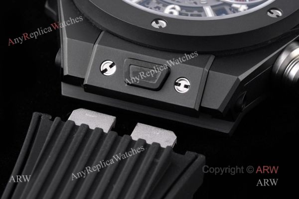 Top Replica Hublot Big Bang Ceramic All Black Hublot Rubber Strap Watch For Men Top Replica Hublot Big Bang Ceramic All Black Hublot Rubber Strap Watch For Men