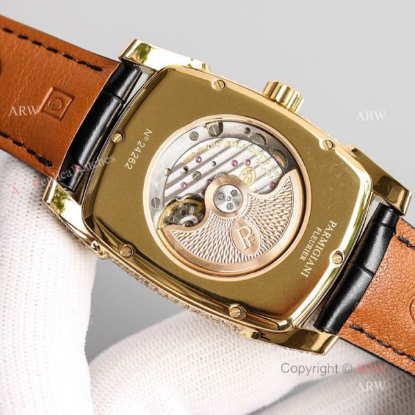 Yellow Gold Parmigiani Fleurier KALPA Diamond Watches Replica For Men Yellow Gold Parmigiani Fleurier KALPA Diamond Watches Replica For Men