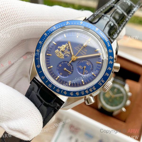 Buy Replica Omega Speedmaster Apollo Eleven Watches Green Dial Moonshine Gold Case Buy Replica Omega Speedmaster Apollo Eleven Watches Green Dial Moonshine Gold Case