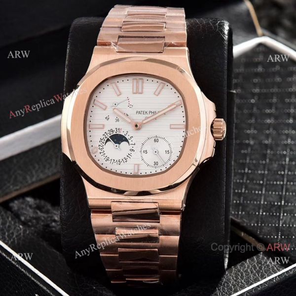 Patek Philippe Power Reserve Clone Watches Gray Gradient Dial Rose Gold 40mm Patek Philippe Power Reserve Clone Watches Gray Gradient Dial Rose Gold 40mm