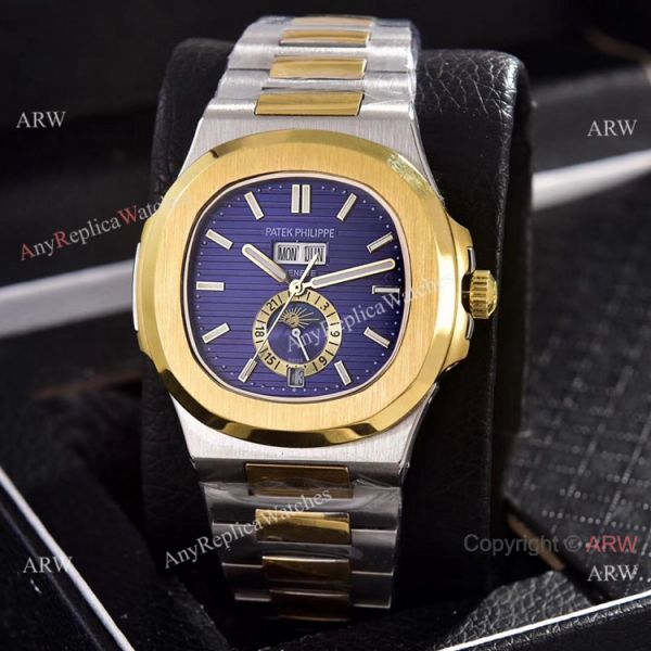 Copy Patek Philippe Nautilus Annual Calendar Watches 39.5mm 2-Tone Copy Patek Philippe Nautilus Annual Calendar Watches 39.5mm 2-Tone