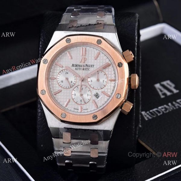 Knockoff Audemars Piguet Royal Oak 41mm Watches Rose Gold Subdials Knockoff Audemars Piguet Royal Oak 41mm Watches Rose Gold Subdials