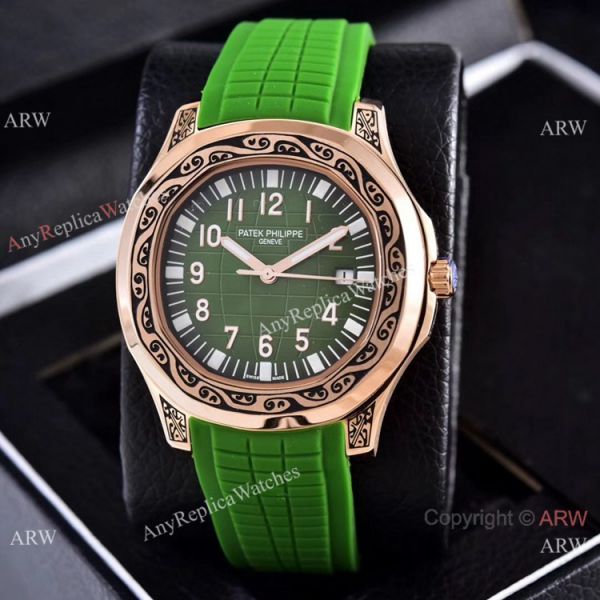 Clone Patek Philippe Aquanaut Rose Gold Engraving Watches Vintage Model Clone Patek Philippe Aquanaut Rose Gold Engraving Watches Vintage Model
