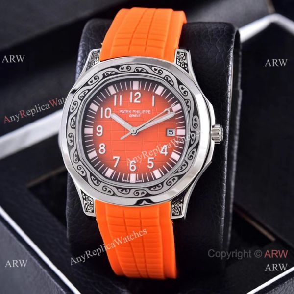 Clone Patek Philippe Aquanaut Silver Engraving Watches Vintage Style Clone Patek Philippe Aquanaut Silver Engraving Watches Vintage Style