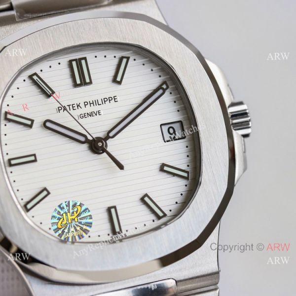 Swiss Grade Patek Philippe Nautilus PPF Factory Cal324 Watch Stainless Steel White Dial Swiss Grade Patek Philippe Nautilus PPF Factory Cal324 Watch Stainless Steel White Dial