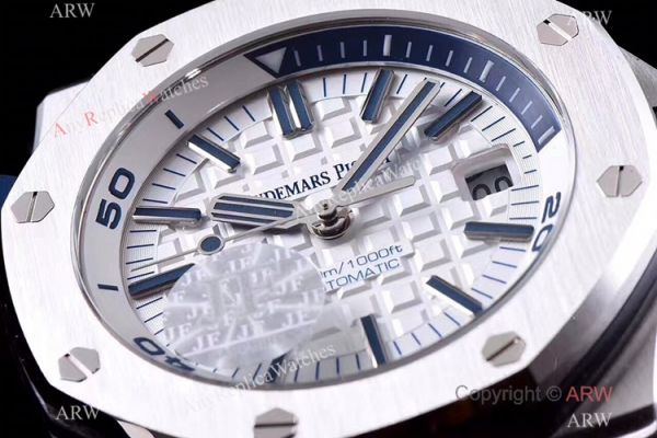 JF Factory V8 1:1 Best Audemars Piguet Divers Men Watch White Dial JF Factory V8 1:1 Best Audemars Piguet Divers Men Watch White Dial
