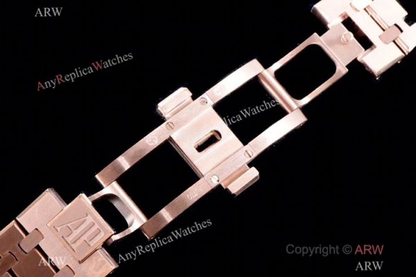 Grade 1A Replica Audemars Piguet Royal Oak JF v5 Version Rose Gold Watch 41mm Grade 1A Replica Audemars Piguet Royal Oak JF v5 Version Rose Gold Watch 41mm