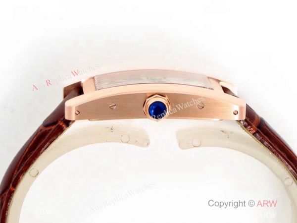 Grade 1A Replica Cartier Tank Americaine Quartz Watch Rose Gold Women Grade 1A Replica Cartier Tank Americaine Quartz Watch Rose Gold Women
