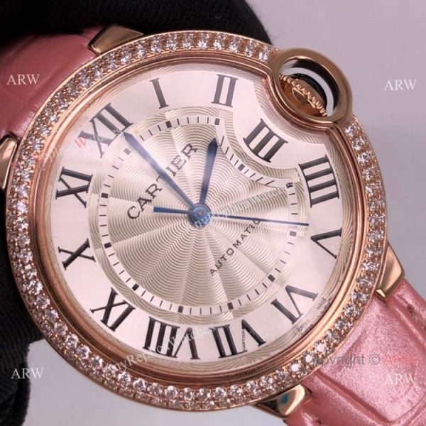 Cartier Ballon Bleu Lady 33mm Rose Gold Silver Dial Watch Swiss Grade 1 Cartier Ballon Bleu Lady 33mm Rose Gold Silver Dial Watch Swiss Grade 1