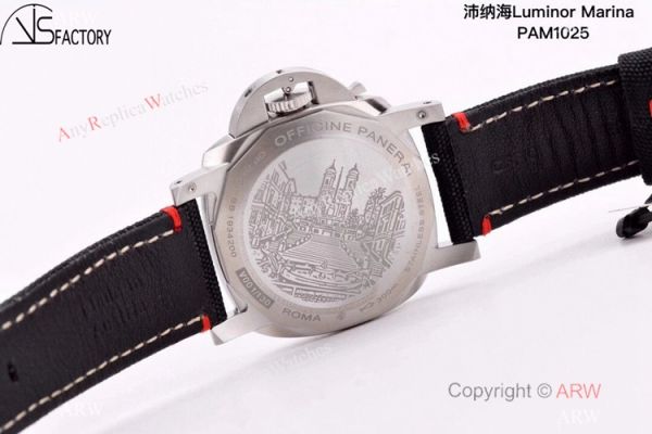 Panerai Luminor Marina PAM 1025 VSF 1:1 Best Edition Black Dial Black Canvas Strap Watch Panerai Luminor Marina PAM 1025 VSF 1:1 Best Edition Black Dial Black Canvas Strap Watch