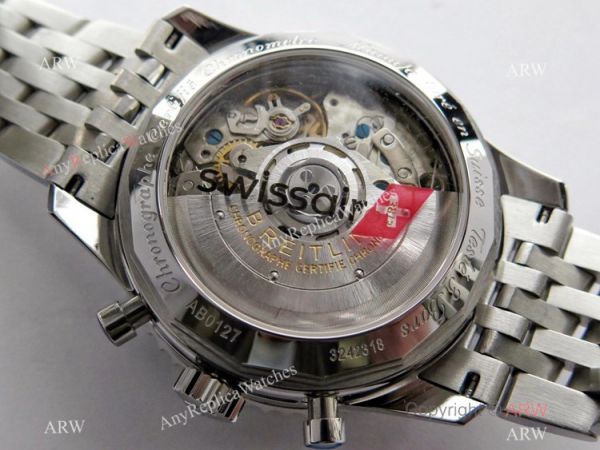 Swiss Grade 1A Breitling Navitimer Swiss Air 7750 Copy Watch BlackRed Dial Swiss Grade 1A Breitling Navitimer Swiss Air 7750 Copy Watch BlackRed Dial