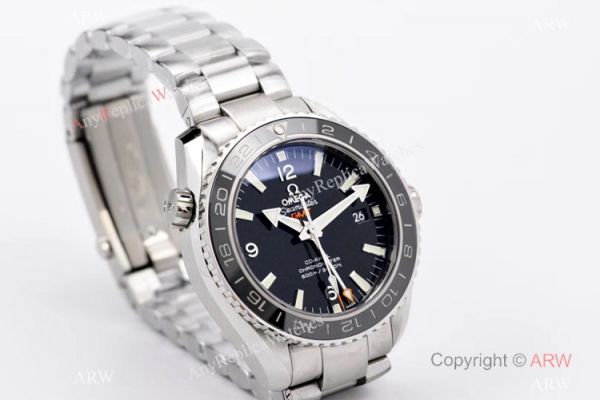 Swiss Grade Copy Omega Seamaster 600m GMT VSF 8605 Watch Stainless Steel Black Ceramic Bezel Swiss Grade Copy Omega Seamaster 600m GMT VSF 8605 Watch Stainless Steel Black Ceramic Bezel