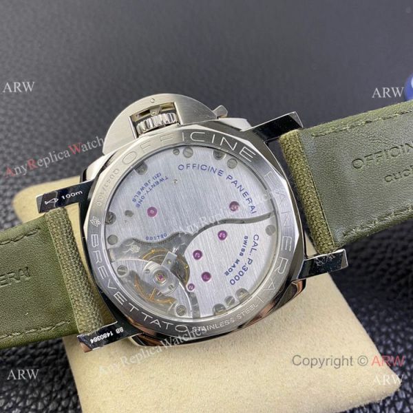 SF Factory Copy Panerai PAM606 Luminor Hong Kong P.3000 Watch Green Strap SF Factory Copy Panerai PAM606 Luminor Hong Kong P.3000 Watch Green Strap