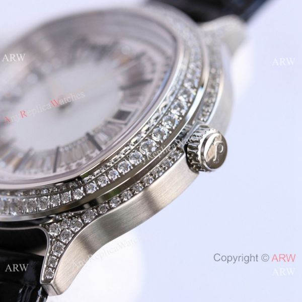 TW Factory Piaget Black-Tie Stainless Steel Diamond Watch 41mm TW Factory Piaget Black-Tie Stainless Steel Diamond Watch 41mm